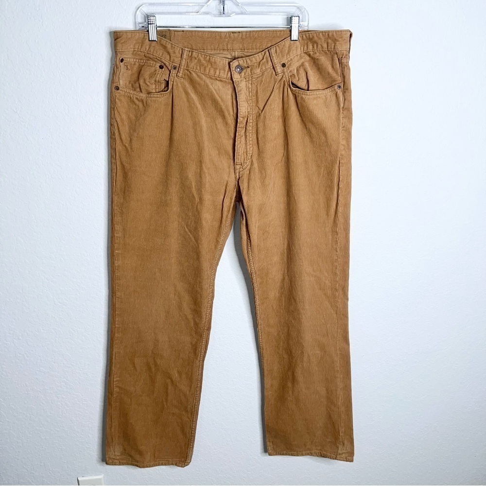 Polo Ralph Lauren Pants Men’s 40 Corduroy Straight Camel Tan Vintage A